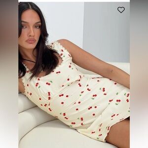 Princess Polly DASHA MINI DRESS CHERRY US Size 4